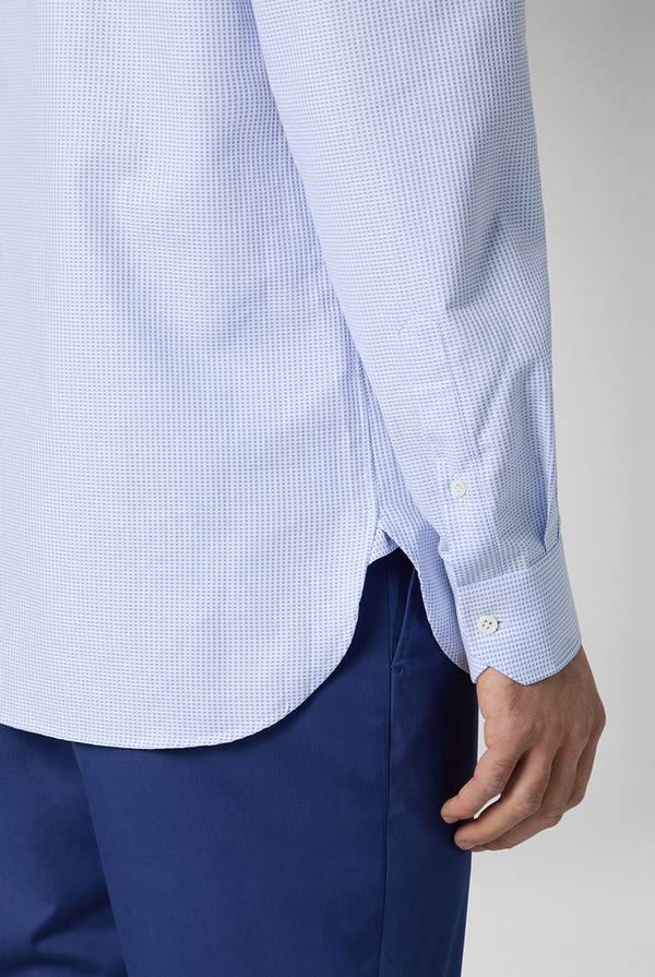 Lab. Pal Zileri Camicia in puro cotone jacquard Promozione