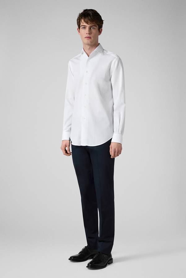 Lab. Pal Zileri Camicia bianca in cotone Qualità Garantita