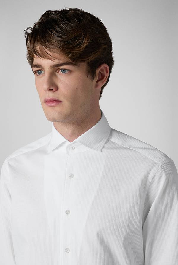 Lab. Pal Zileri Camicia bianca in cotone Qualità Garantita