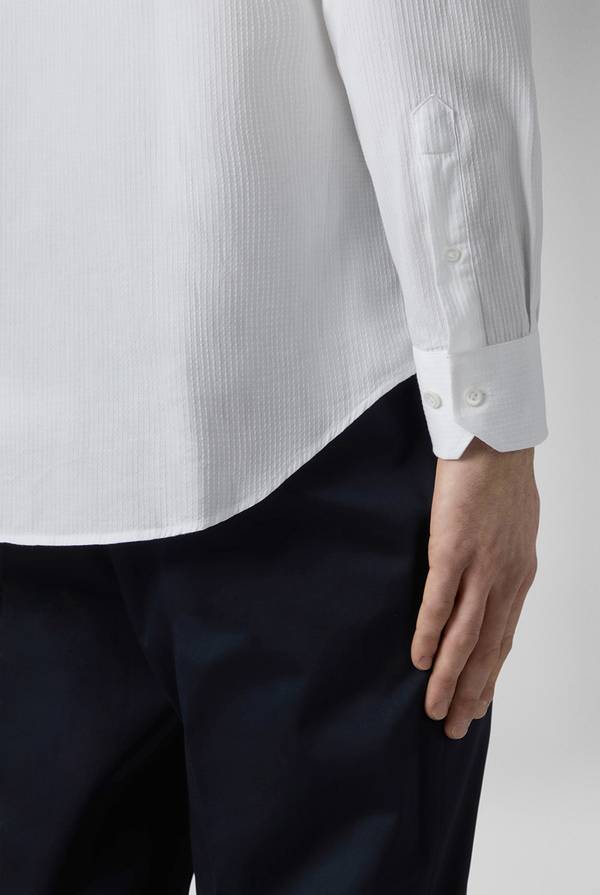 Lab. Pal Zileri Camicia bianca in cotone Qualità Garantita