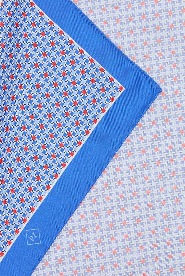 Lab. Pal Zileri Pochette in seta pied de poule Presa