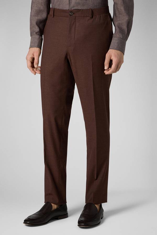 Lab. Pal Zileri Pantalone classico in lana e bamboo Vendita