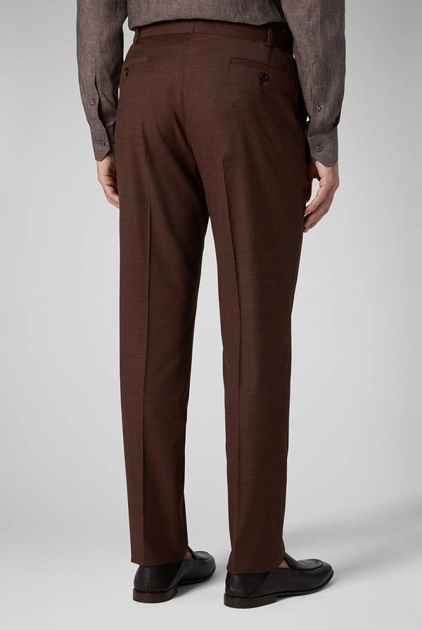 Lab. Pal Zileri Pantalone classico in lana e bamboo Vendita