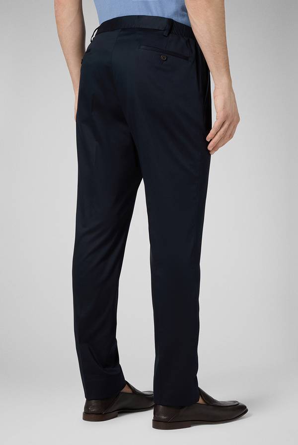 Lab. Pal Zileri Pantalone in cotone e tencel stretch Qualità Garantita
