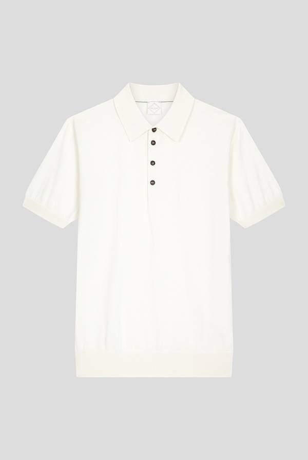 Lab. Pal Zileri Polo in maglia di seta e cotone Offerte