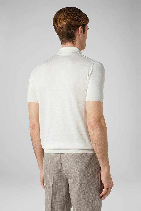 Lab. Pal Zileri Polo in maglia di seta e cotone Offerte