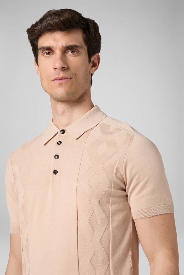 Lab. Pal Zileri Polo in maglia con calati Saldi Di Fabbrica