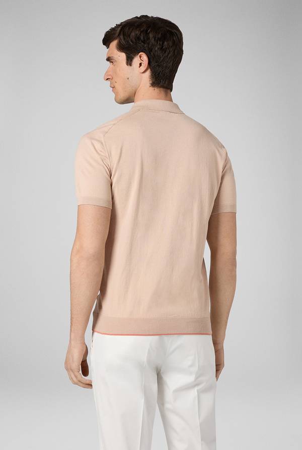 Lab. Pal Zileri Polo in maglia con calati Saldi Di Fabbrica