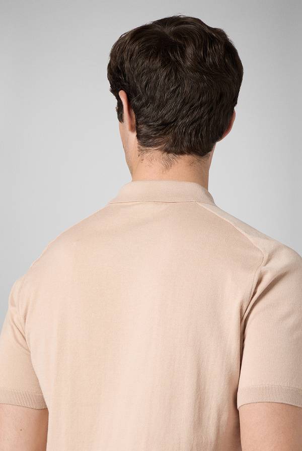 Lab. Pal Zileri Polo in maglia con calati Saldi Di Fabbrica