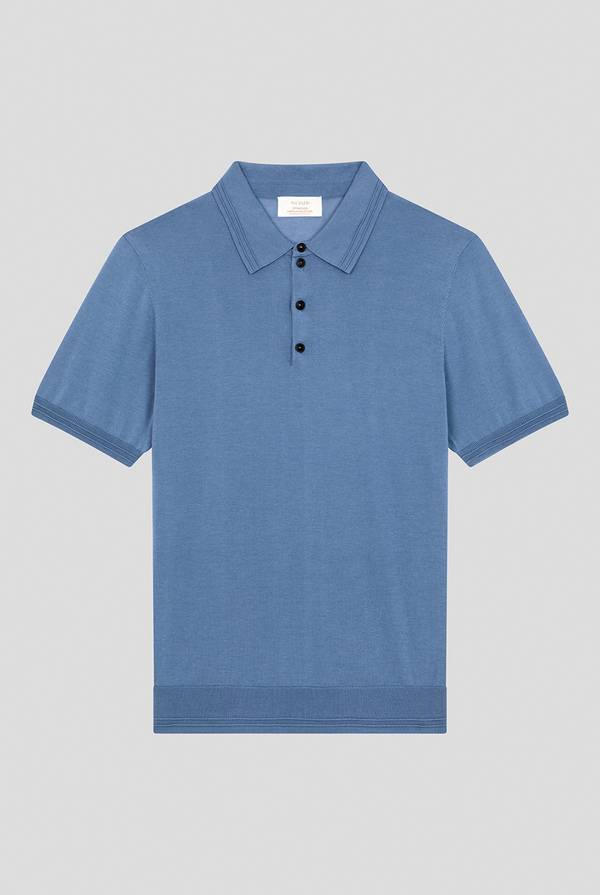 Lab. Pal Zileri Polo in cotone e tencel In Saldo