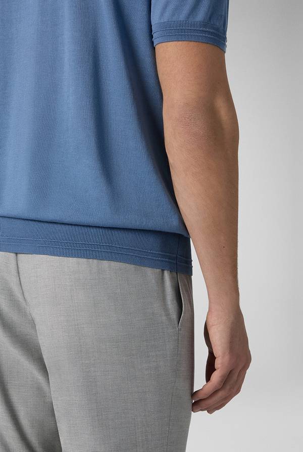 Lab. Pal Zileri Polo in cotone e tencel In Saldo