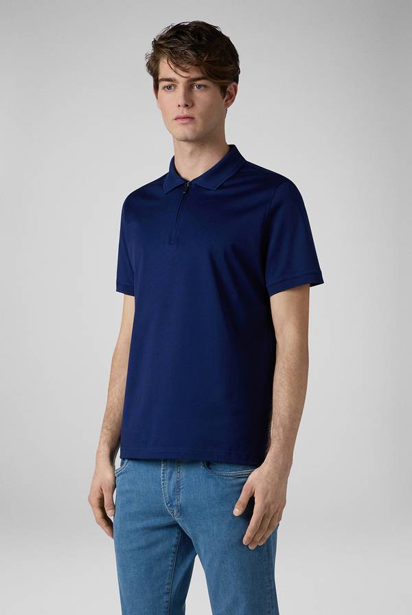 Lab. Pal Zileri Polo con monogramma allover In Linea
