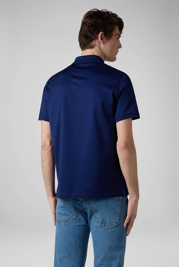 Lab. Pal Zileri Polo con monogramma allover In Linea