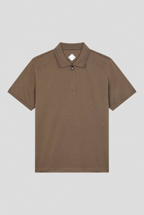 Lab. Pal Zileri Polo con monogramma allover Nuovo
