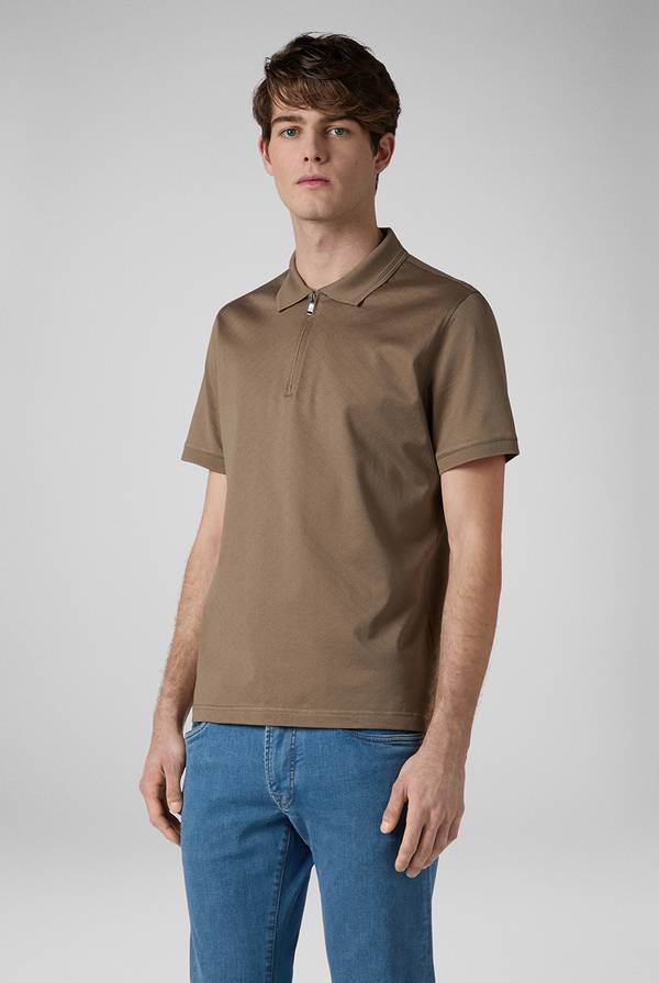 Lab. Pal Zileri Polo con monogramma allover Nuovo