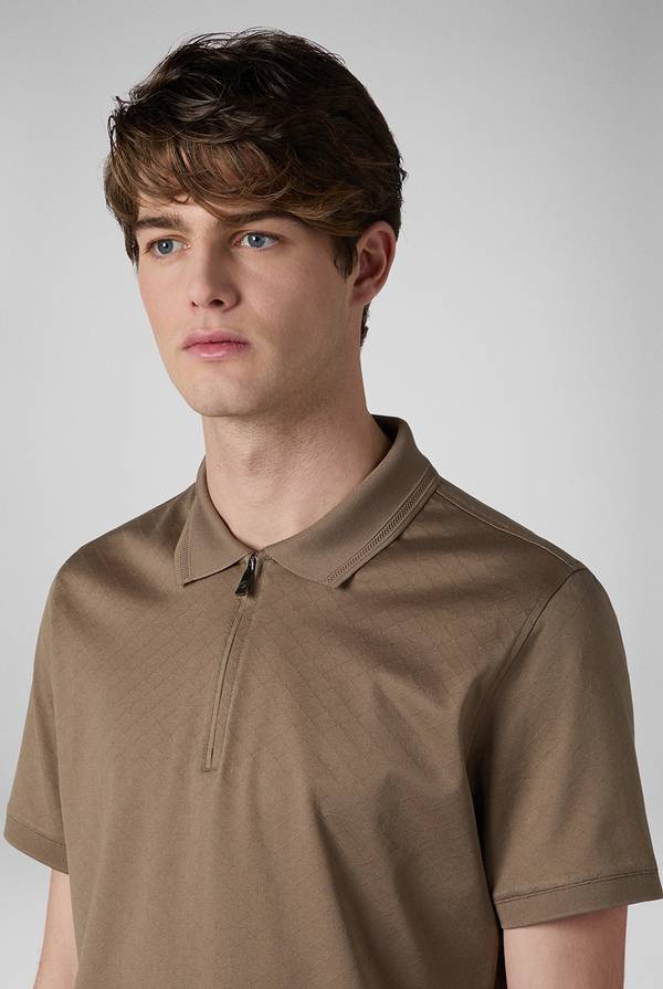 Lab. Pal Zileri Polo con monogramma allover Nuovo