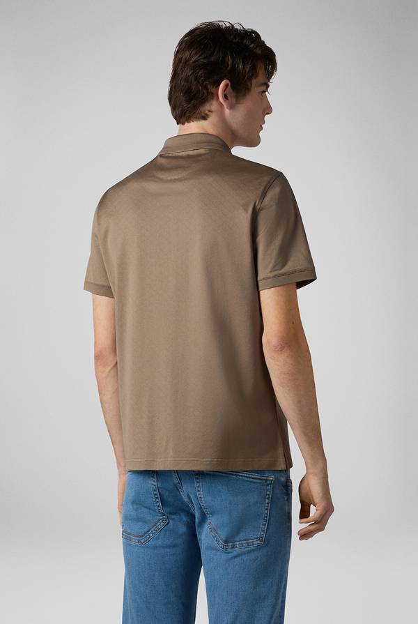 Lab. Pal Zileri Polo con monogramma allover Nuovo