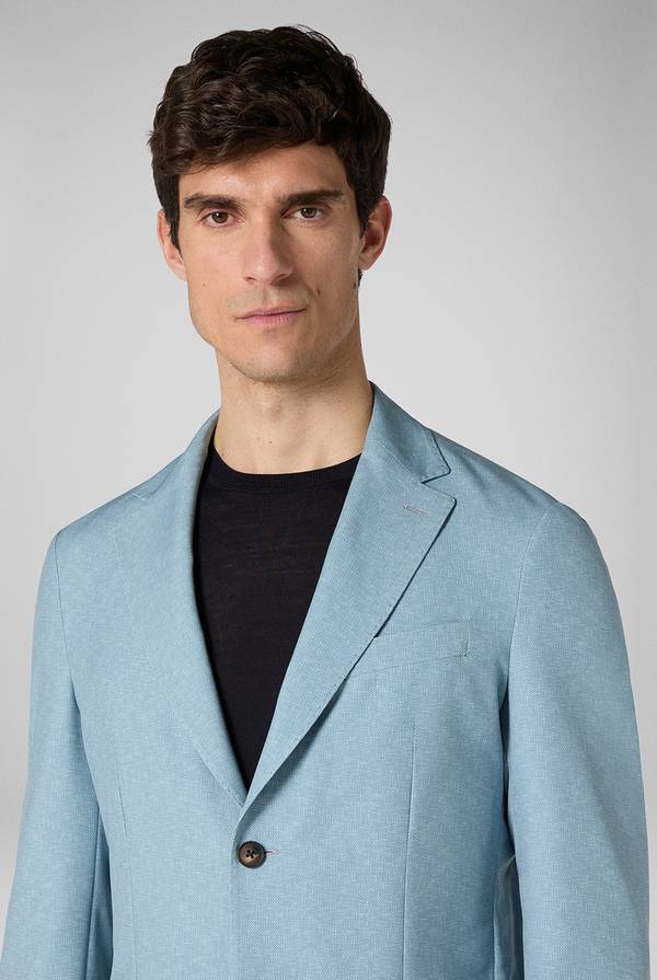 Lab. Pal Zileri Giacca Effortless in jersey stampato Qualità Garantita
