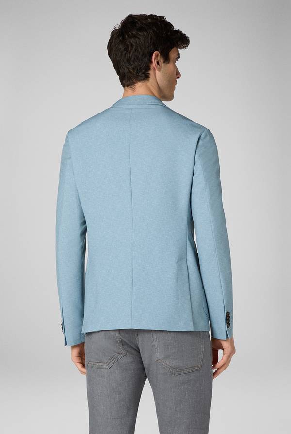 Lab. Pal Zileri Giacca Effortless in jersey stampato Qualità Garantita