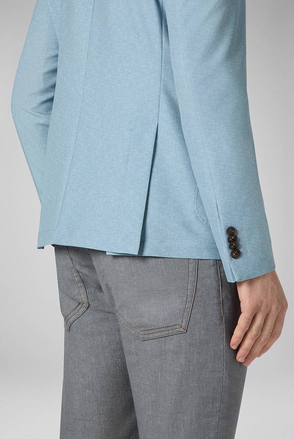 Lab. Pal Zileri Giacca Effortless in jersey stampato Qualità Garantita