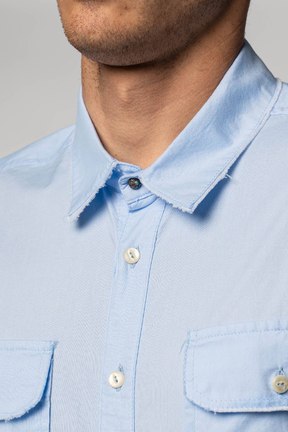 Officina 36 Camicia in oxford color cielo Saldi Di Fabbrica