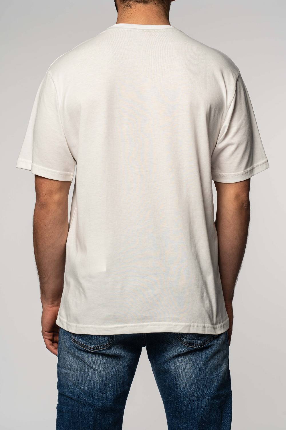 Officina 36 T-shirt in jersey con stampa color latte Offerta per la Festa della Mamma