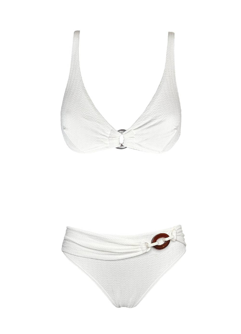 ﻿Olivia Gold Reggiseno ferretto + Slip con accessorio Sottocosto