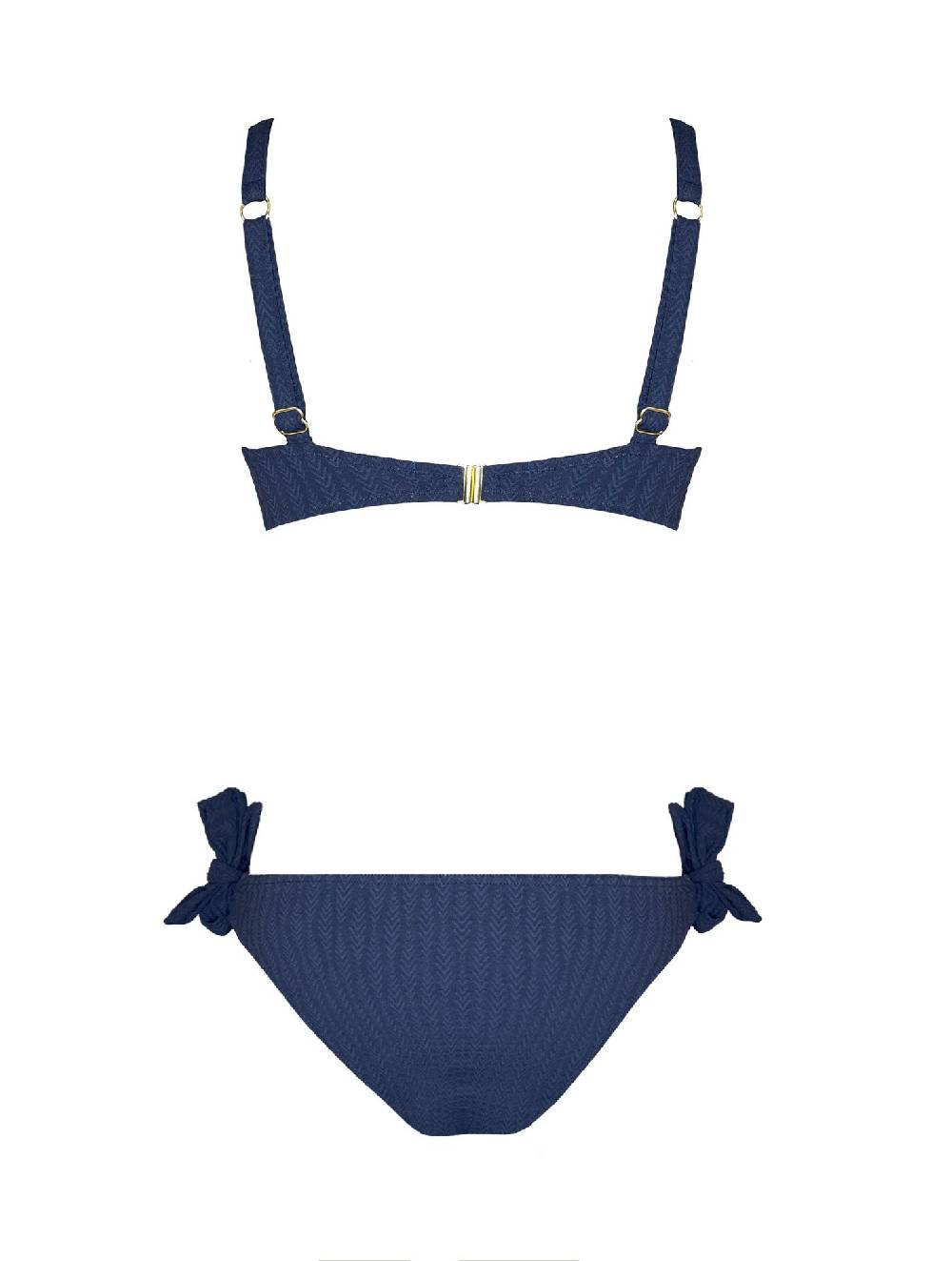 Olivia Gold Reggiseno a balconcino + Slip annodato In Vendita