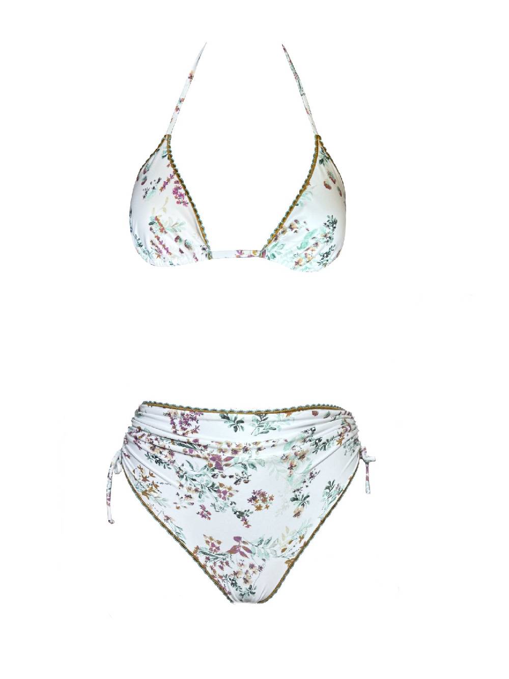 Olivia Gold Reggiseno a triangolo + Slip a vita alta Italia
