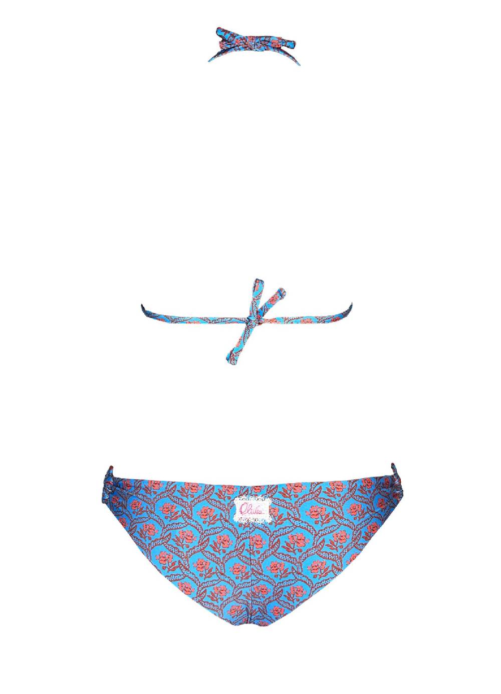 Olivia Gold Reggiseno triangolo + Slip con accessori Soddisfazione Garantita