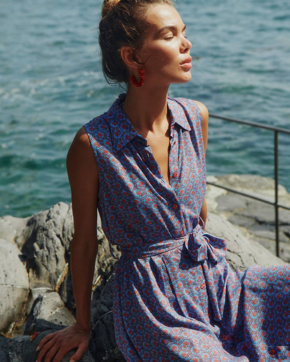 Olivia Gold Abito lungo chemiser Qualità Garantita