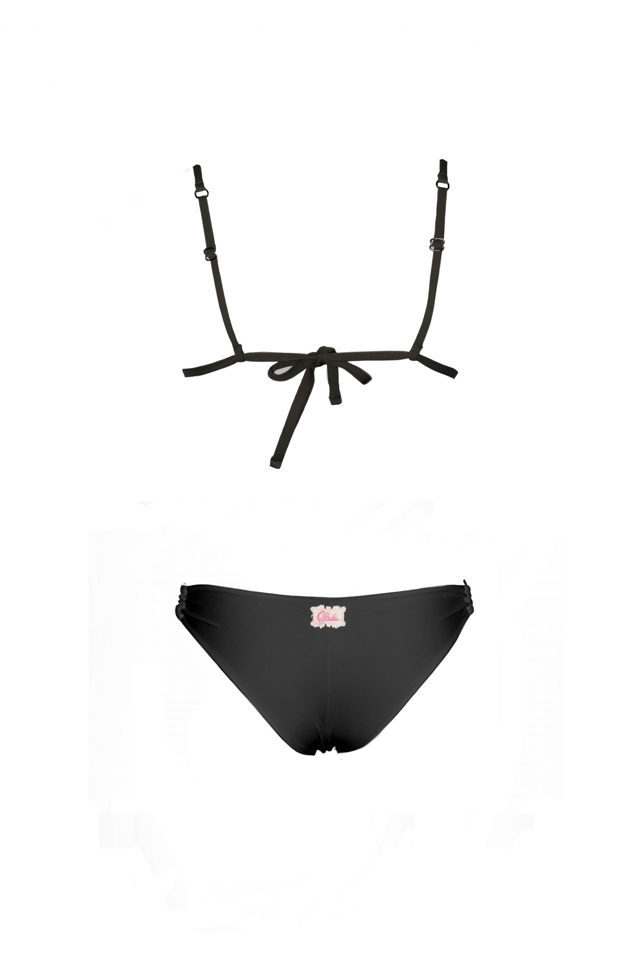 Olivia Gold Triangolo push up + Slip con anelli Moda