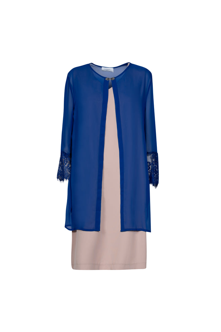 Oltre Tempo Spolverino con pizzo su maniche Moda