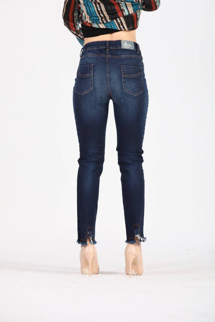 Oltre Tempo Jeans basic un bottone Qualità