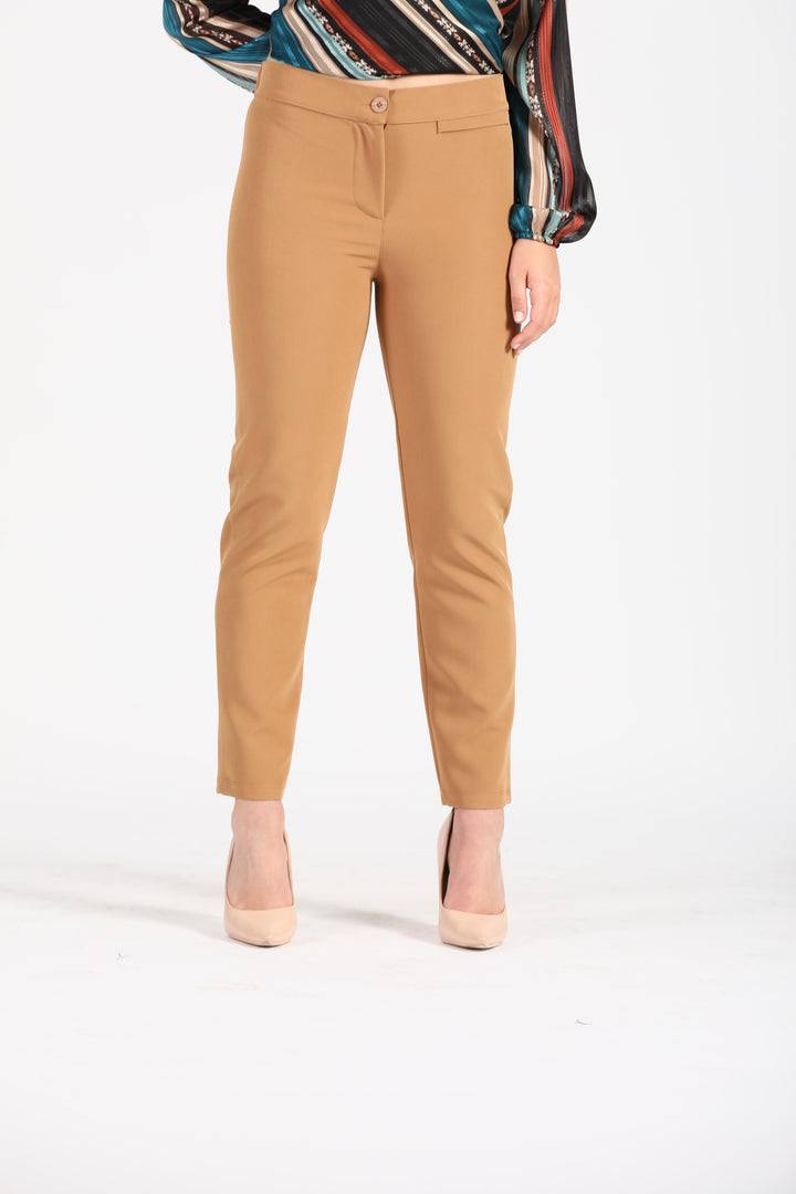 Oltre Tempo Pantalone con elastico in vita e frisi sulla sinistra Soddisfazione Garantita