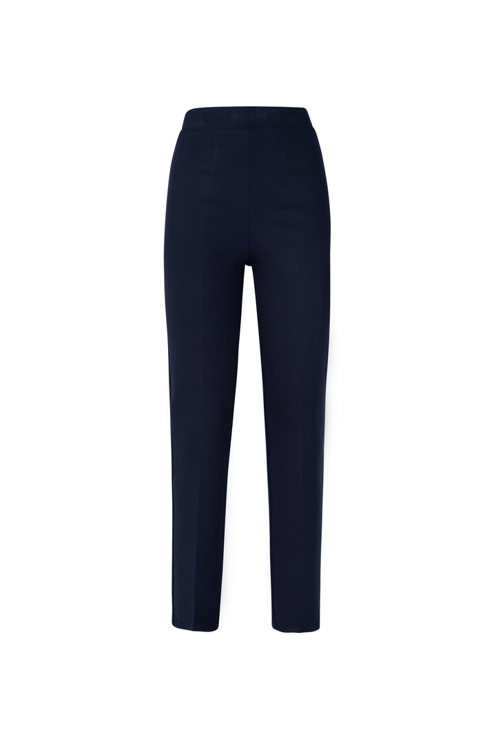 Oltre Tempo Pantalone in punto milano con elastico in vita e finta tasca sul dietro Sconto