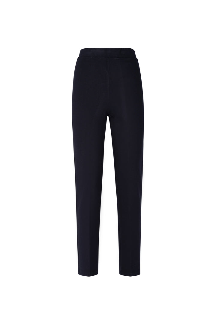 Oltre Tempo Pantalone in punto milano con elastico in vita e finta tasca sul dietro Sconto