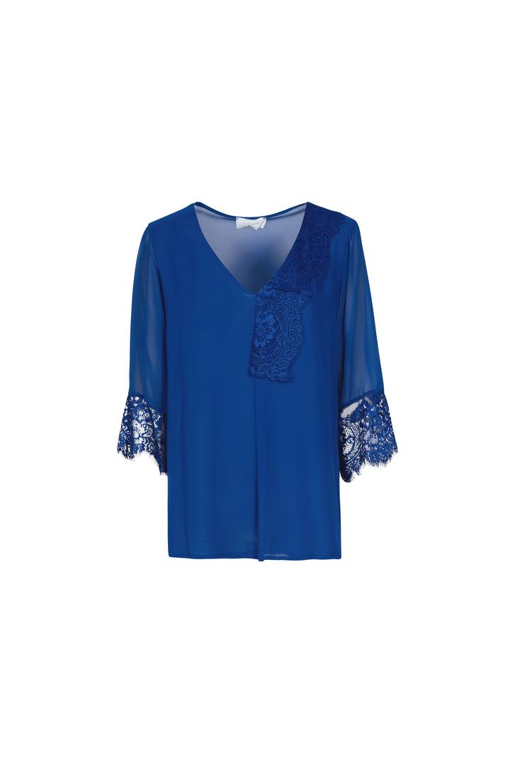 Oltre Tempo Casacca in georgette con pizzo 2025