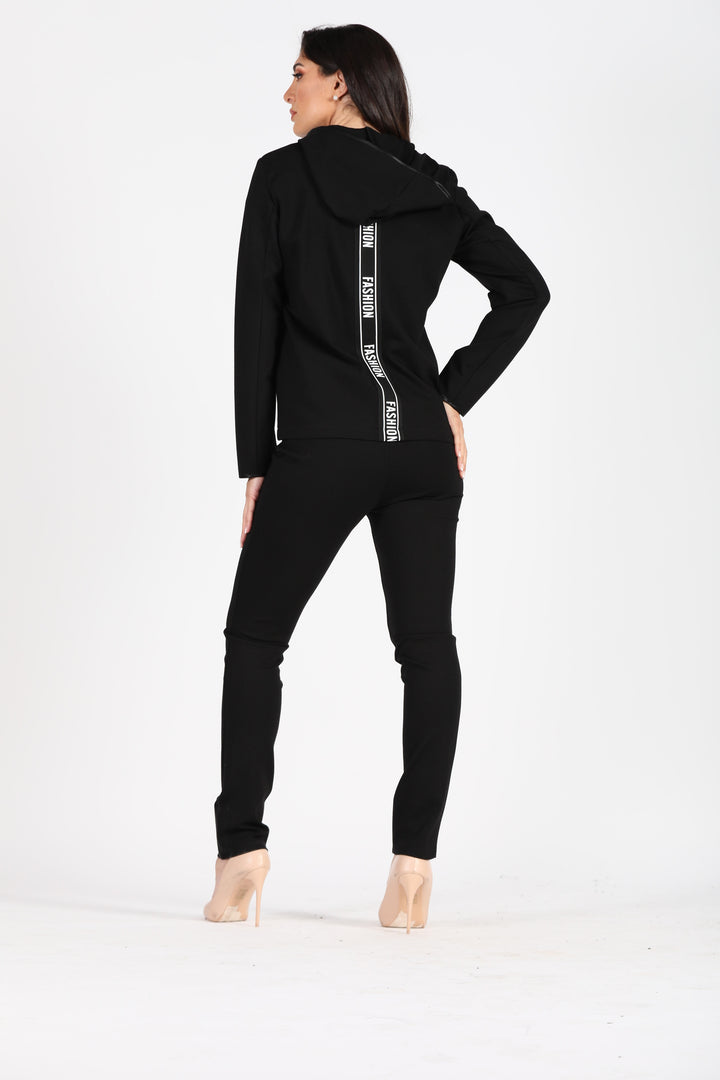 Oltre Tempo Pantalone capri punto milano con elastico Sottocosto