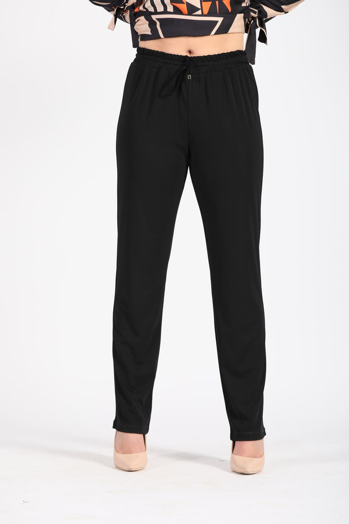 Oltre Tempo Pantalone in jersey con elastico in vita Vendita Economica