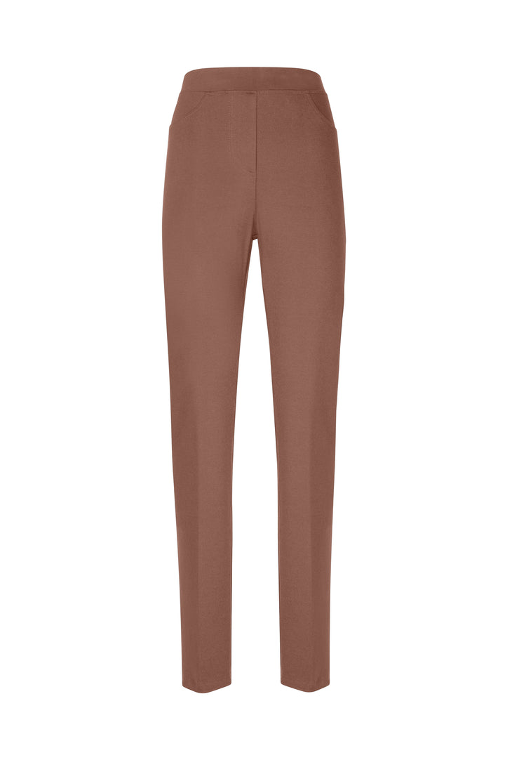 Oltre Tempo Pantalone dritto in punto milano con elastico in vita Sottocosto