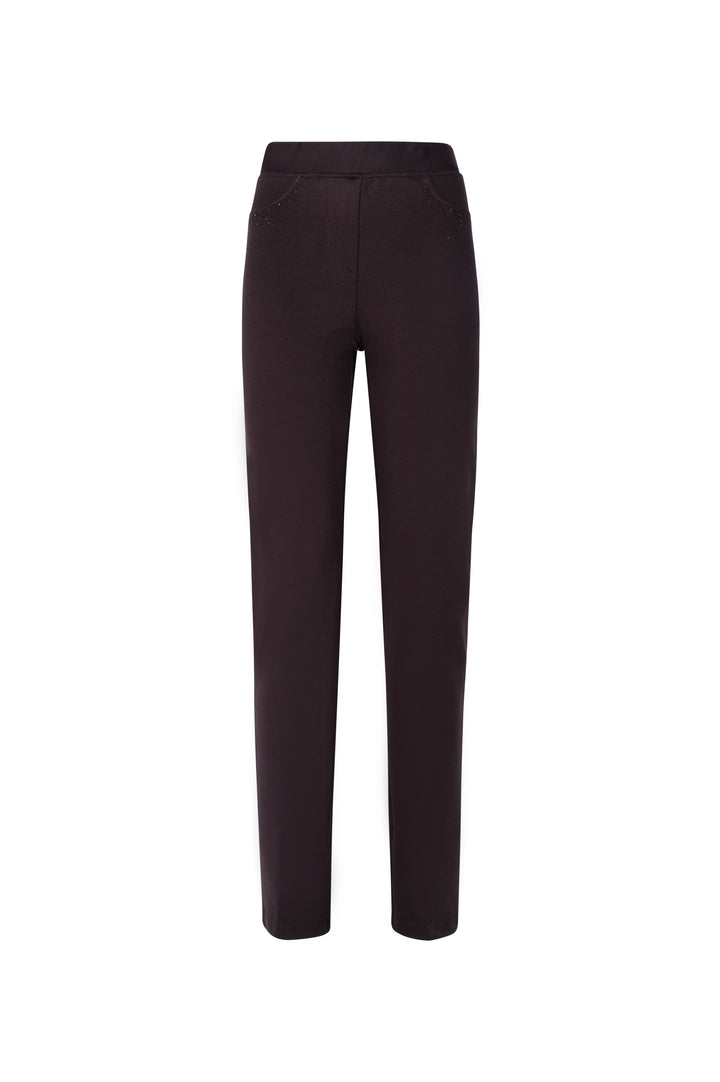 Oltre Tempo Pantalone in punto milano di viscosa con strass Online