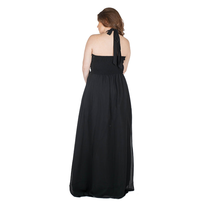 Oltre Tempo Vestito lungo in georgette chiffon Offerte