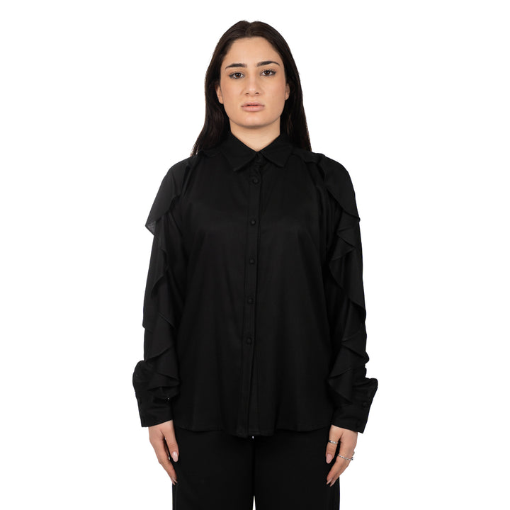 Oltre Tempo Camicia vajella con rouge sulle spalle Spedizione Gratuita