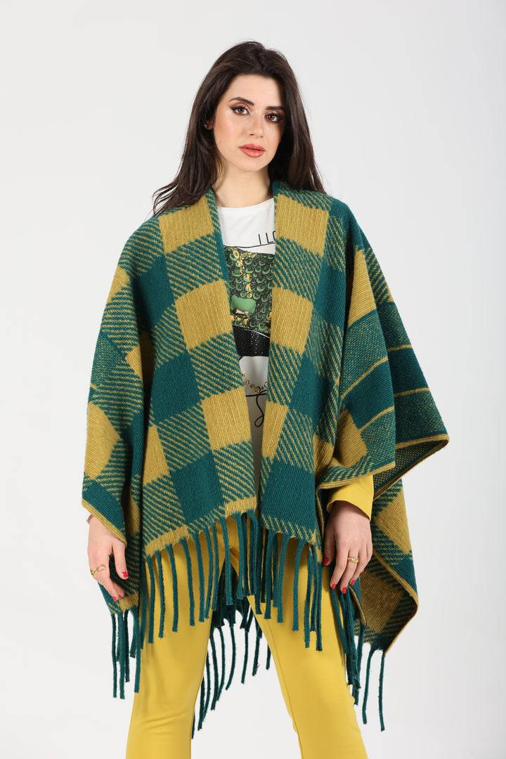 Oltre Tempo Poncho in lana Sottocosto