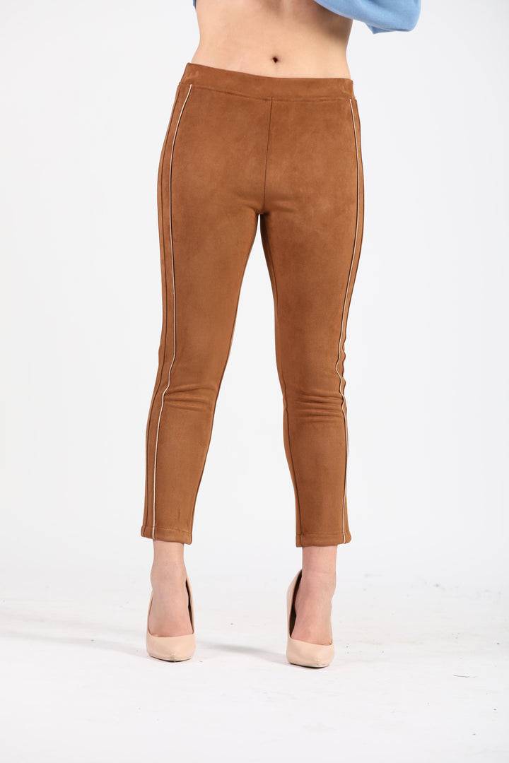 Oltre Tempo Pantalone capri dainetto con profili in raso Saldi