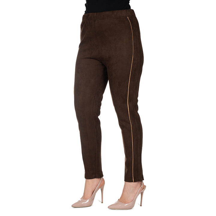 Oltre Tempo Pantalone capri dainetto con profili in raso Saldi