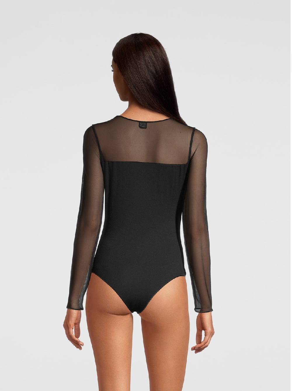 Oscalito Body maniche lunghe con inserto macramè 1388 Novità