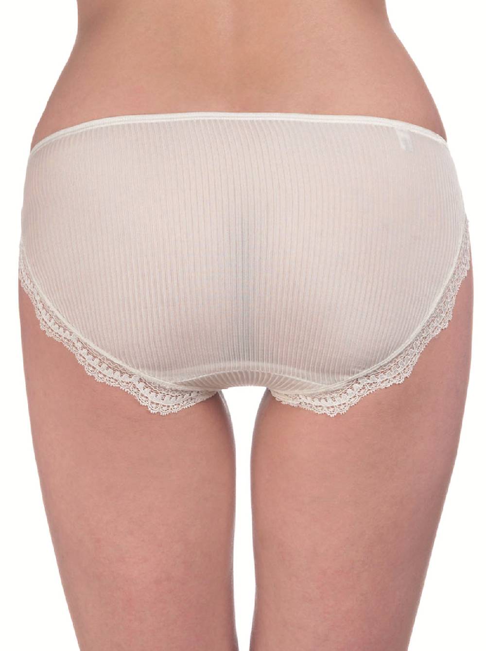 Oscalito Dentelle de Calais® Mini slip a vita bassa in seta 9471 Outlet