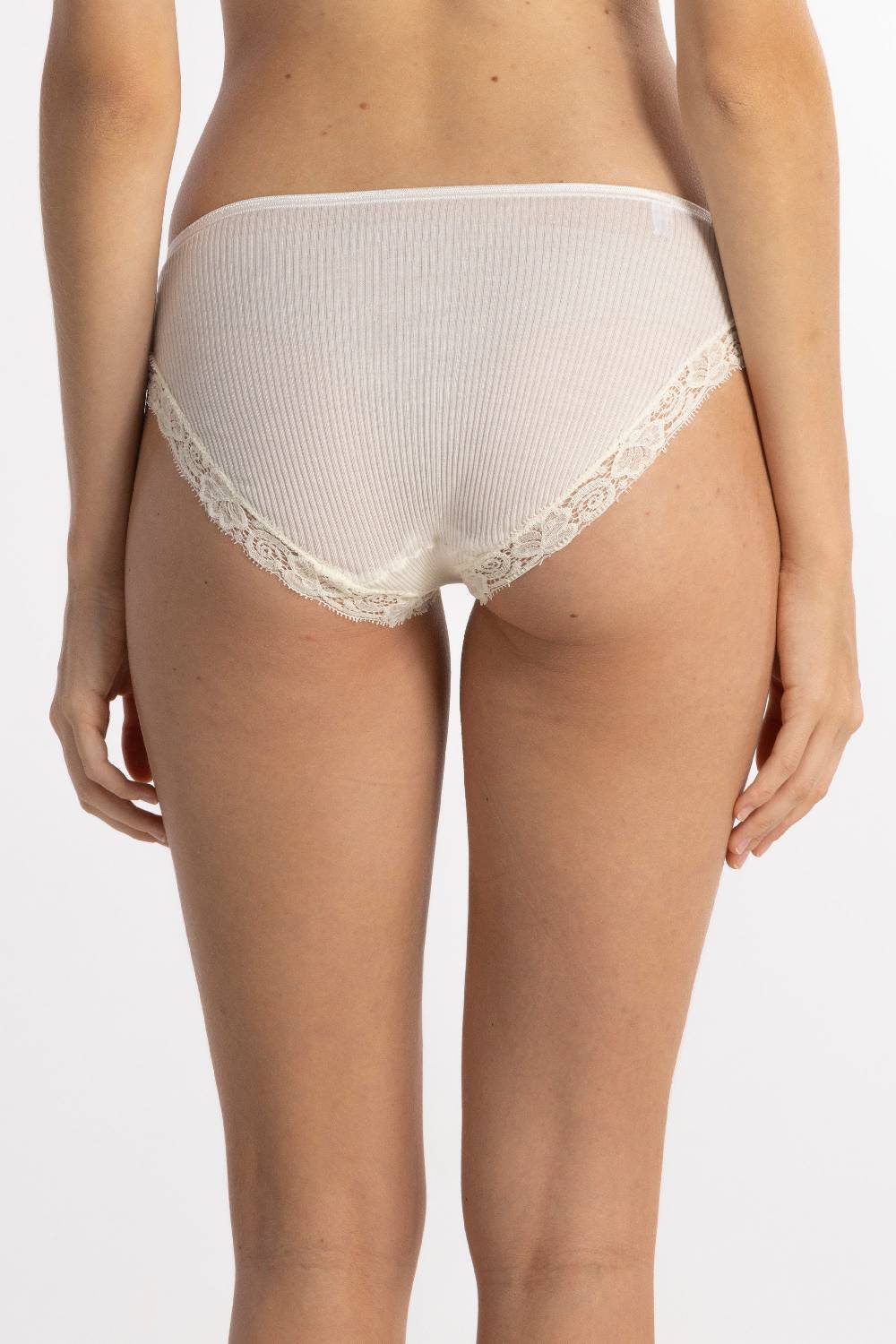 Oscalito Filoscozia Mini Slip Vita Bassa con Pizzo Leavers 3411 Saldi Di Fabbrica